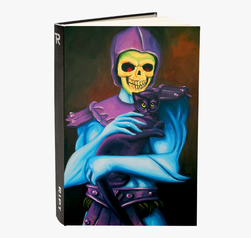 30520 Books Skeletor Holding Cat - Skeleton Holding Cat, HD Png Download, Free Download