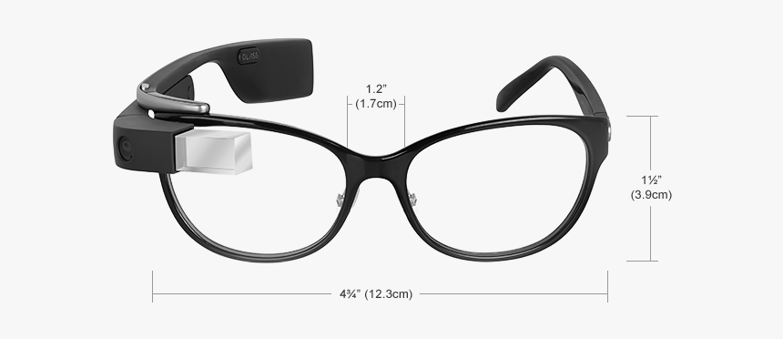 Dvf Made For Glass Smart Eyewear Google Glass Diane - Google Glass, HD Png Download, Free Download