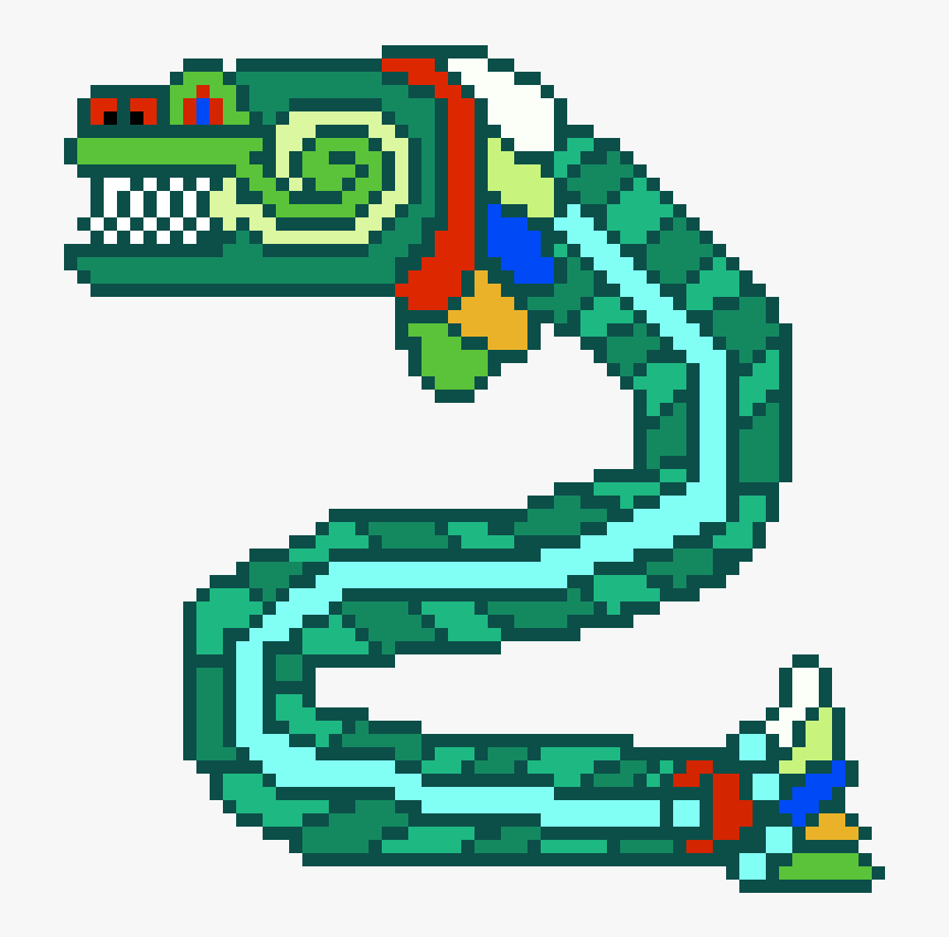 Quetzalcoatl Pixel Art, HD Png Download, Free Download