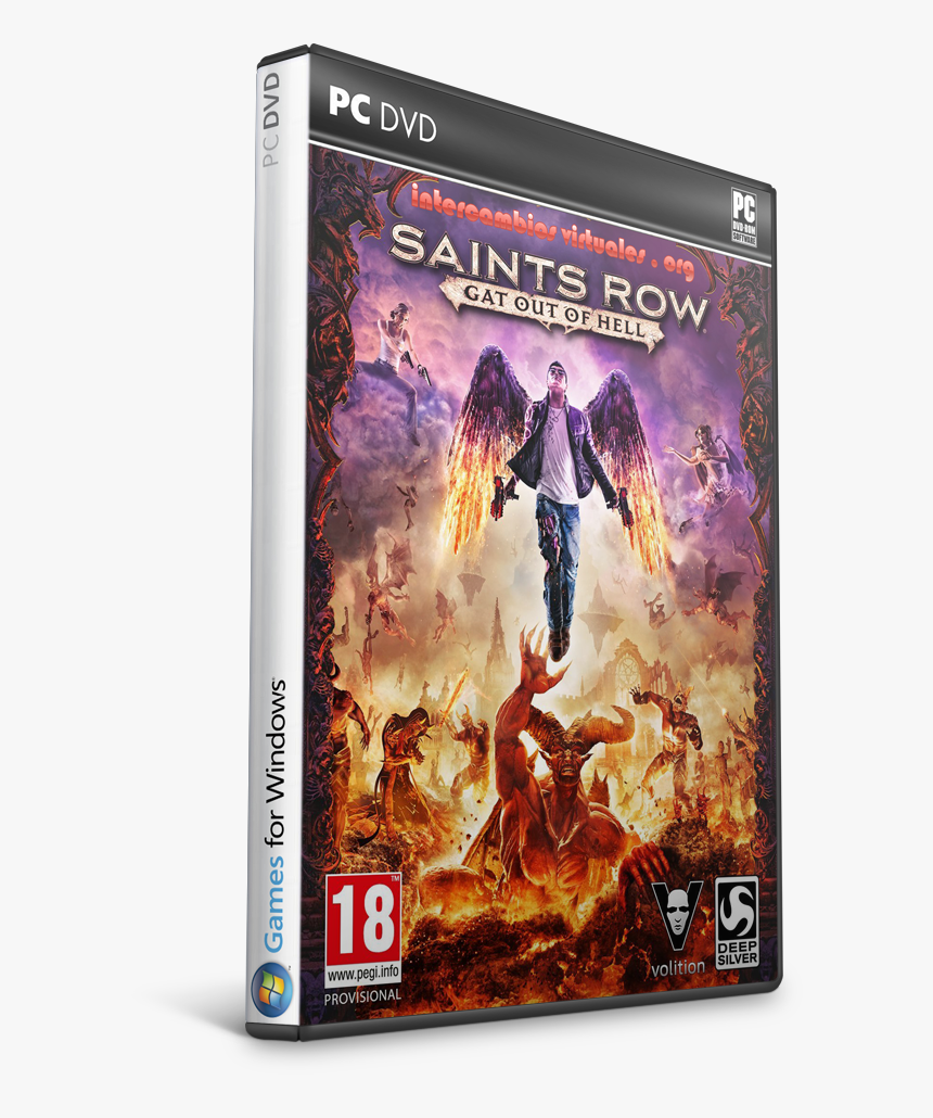 [​img] - Saints Row Gat Out Of Hell Ps3, HD Png Download, Free Download