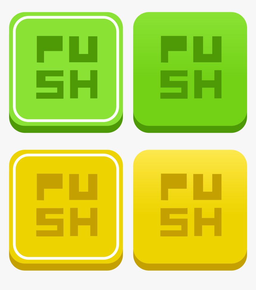 Transparent Yellow Button Png - Game Button Design Flat, Png Download, Free Download