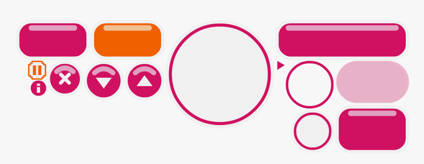 Click For Full Sized Image Buttons - Phone Game Button Png, Transparent Png, Free Download