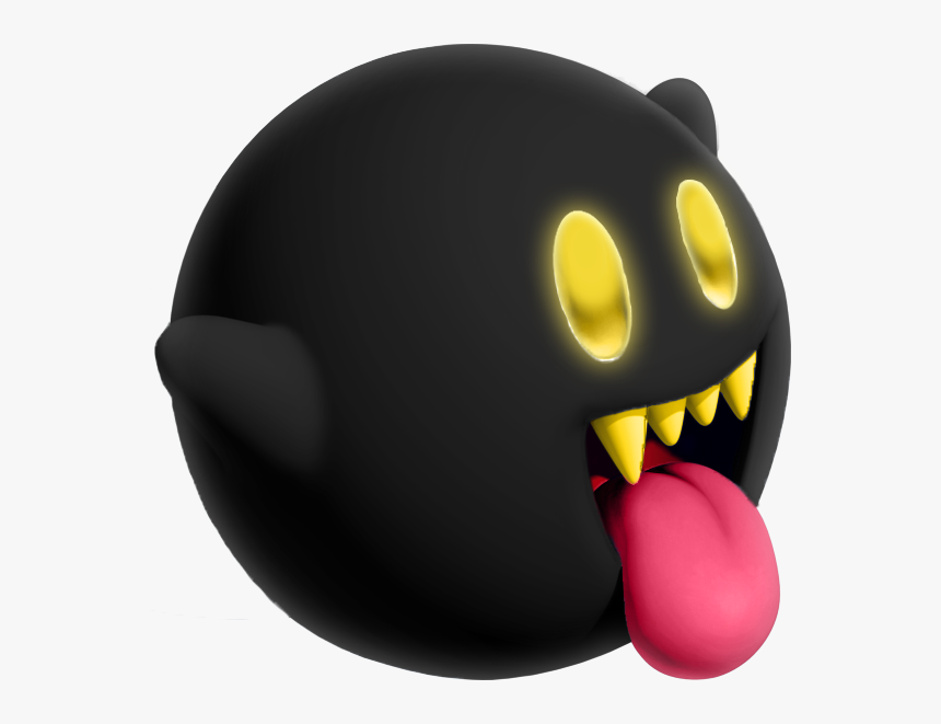 Transparent Boo Mario Png - Super Mario Galaxy Black Boo, Png Download, Free Download