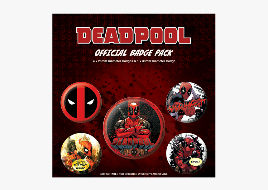 Deadpool Badge Pack, HD Png Download, Free Download