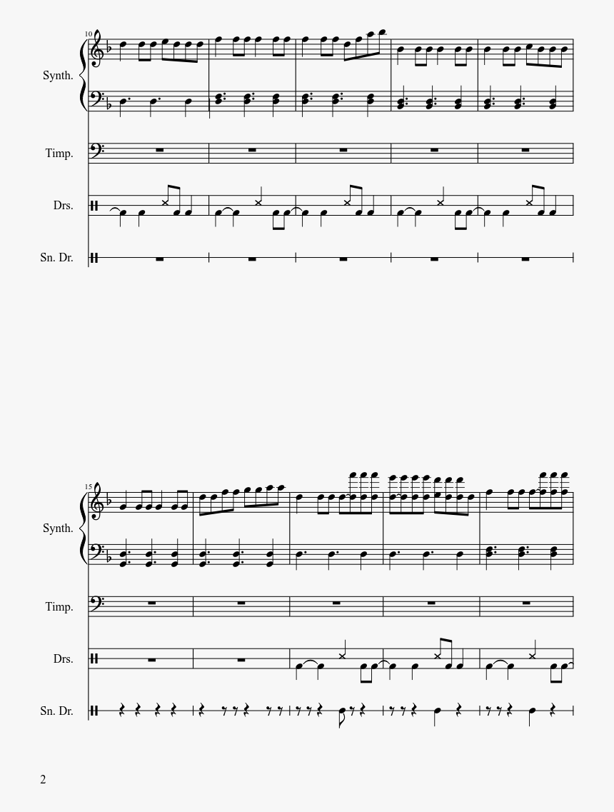 Roaring Tides Piano Sheet, HD Png Download, Free Download