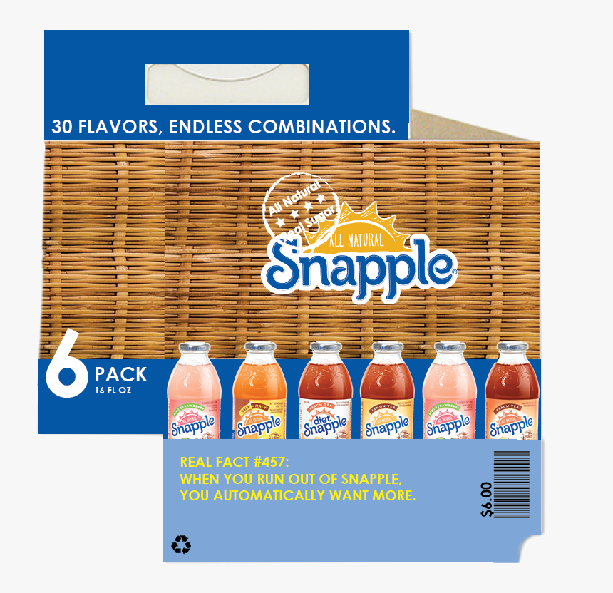 Snapple Diet Blend Tea - Plastic Bottle, HD Png Download, Free Download