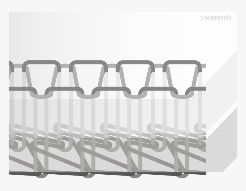 Sewing Stitch Stitch Flatlock Clase 600 Class - Picket Fence, HD Png Download, Free Download