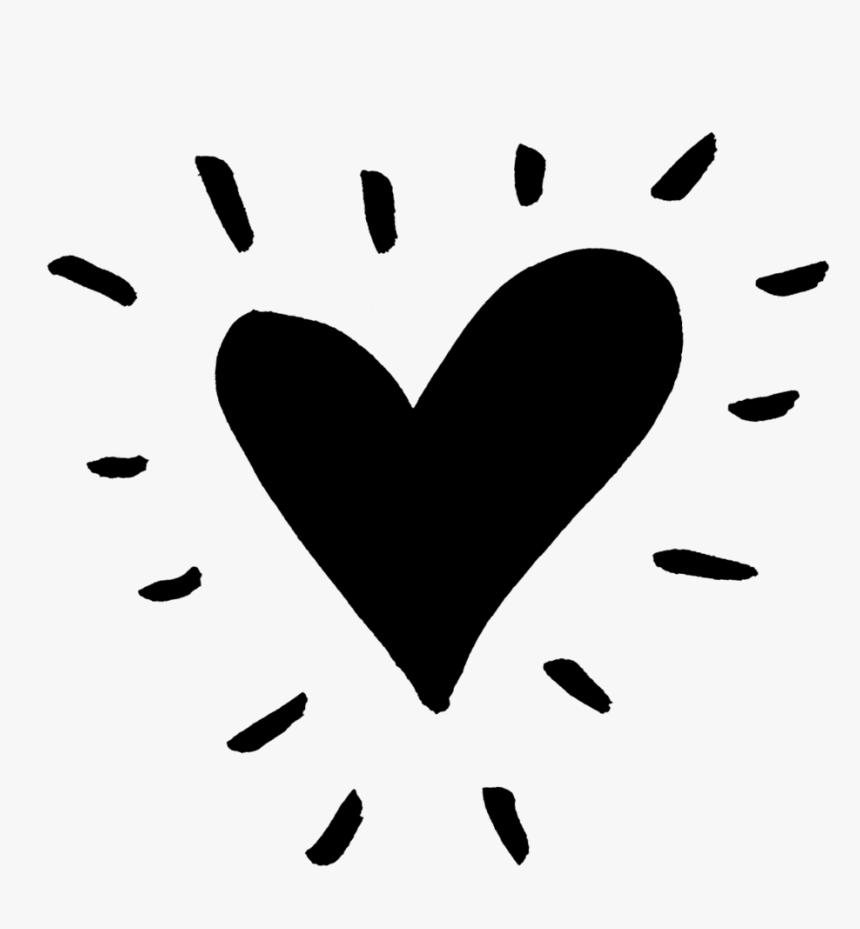 Black Funky Heart Png - Black Heart Clipart Png, Transparent Png, Free Download