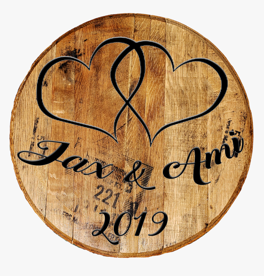 Rustic Decor Personalized Whiskey Barrel Head, HD Png Download, Free Download