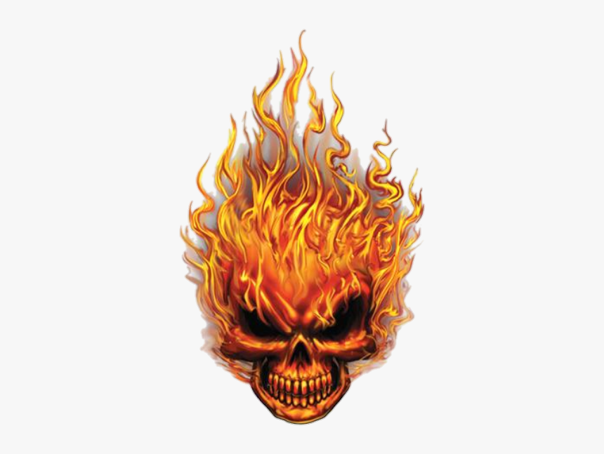 #skulls #skull #fire - Skull On Fire Png, Transparent Png, Free Download