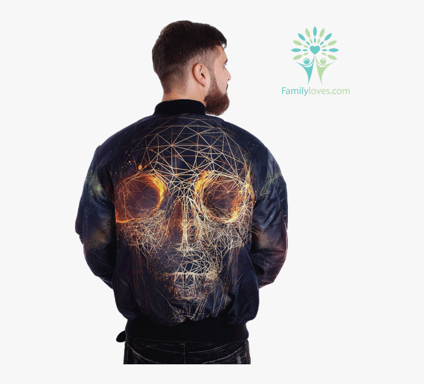 Fire Skull Rose Over Print Jacket %tag Familyloves - Have Done Things That Haunt Me, HD Png Download, Free Download