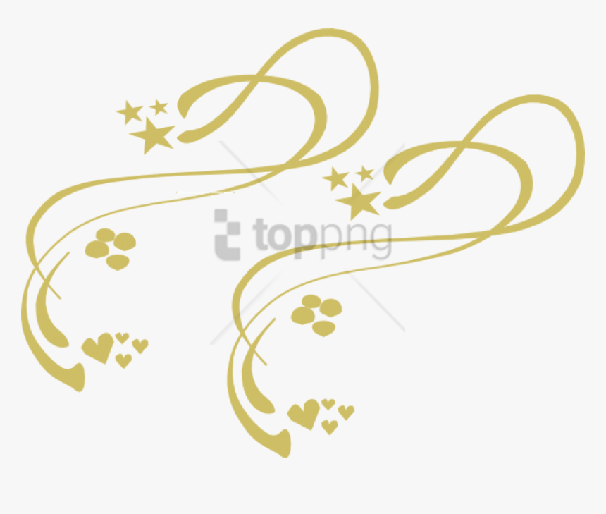 Free Png Gold Corner Designs Png Png Image With Transparent - Simple Scroll Design Clip Art, Png Download, Free Download