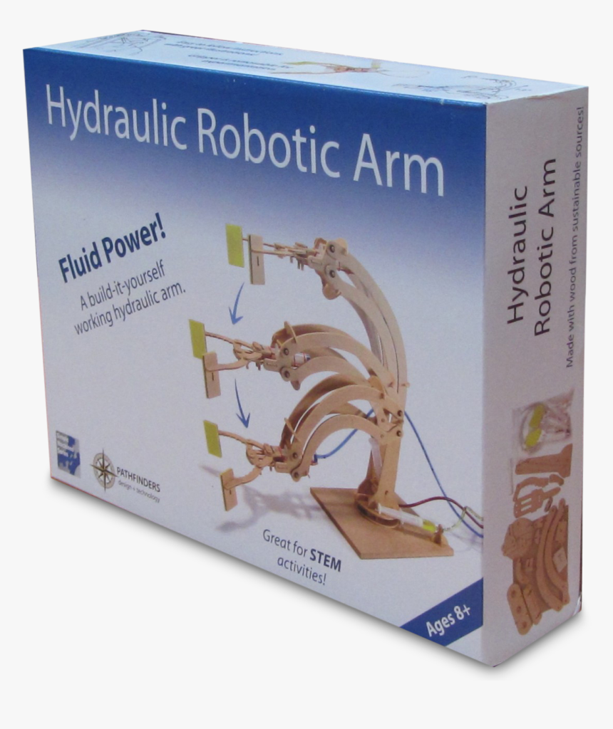 Wooden Hydraulic Robotic Arm - Robotic Arm, HD Png Download, Free Download