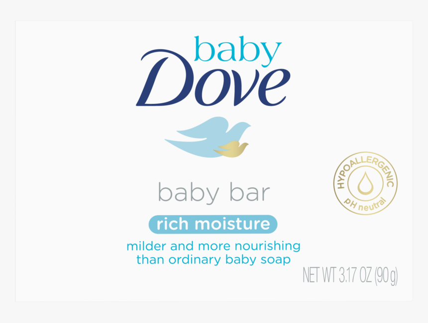 Baby Dove Rich Moisture Baby Bar - Dove, HD Png Download, Free Download