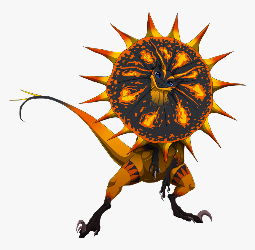 Transparent Dilophosaurus Png - Dilophosaurus Pokemon, Png Download, Free Download