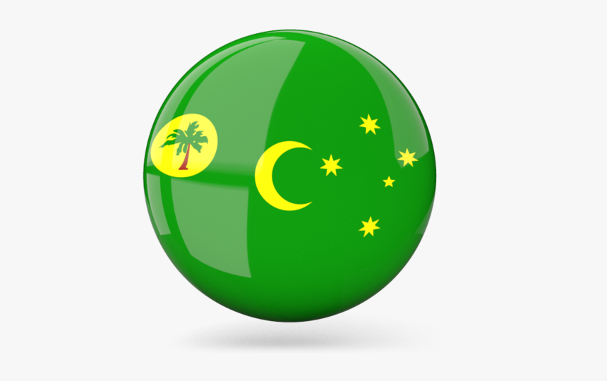 Glossy Round Icon - Cocos Island Flag, HD Png Download, Free Download