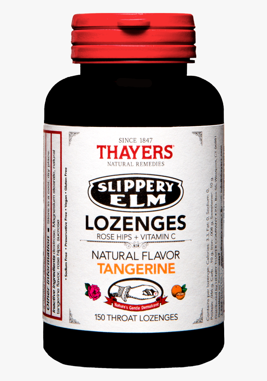 Thayers Cherry Slippery Elm Lozenges, HD Png Download, Free Download