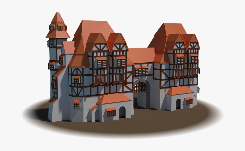 Building, Middle Ages, Ancient, Old, Fortress, Window - Ancient Building Png, Transparent Png, Free Download