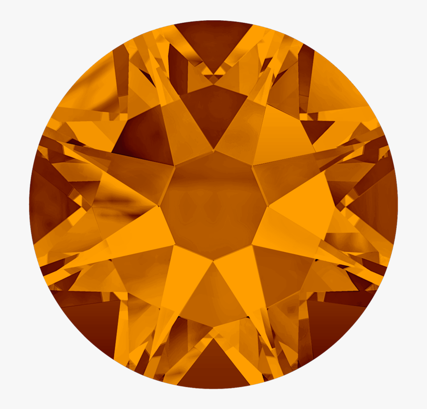 Swarovski 2088 Xirius Flatback Rhinestones Ss34 Tangerine - Swarovski Crystal Blue Shade, HD Png Download, Free Download