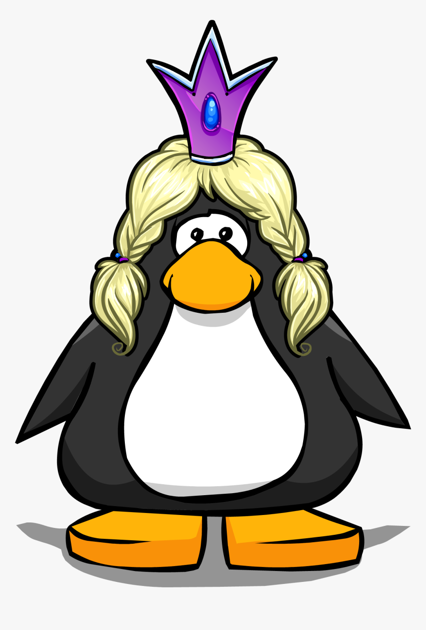 Santa Hat Clipart Club Penguin - Club Penguin With Blonde Hair, HD Png Download, Free Download