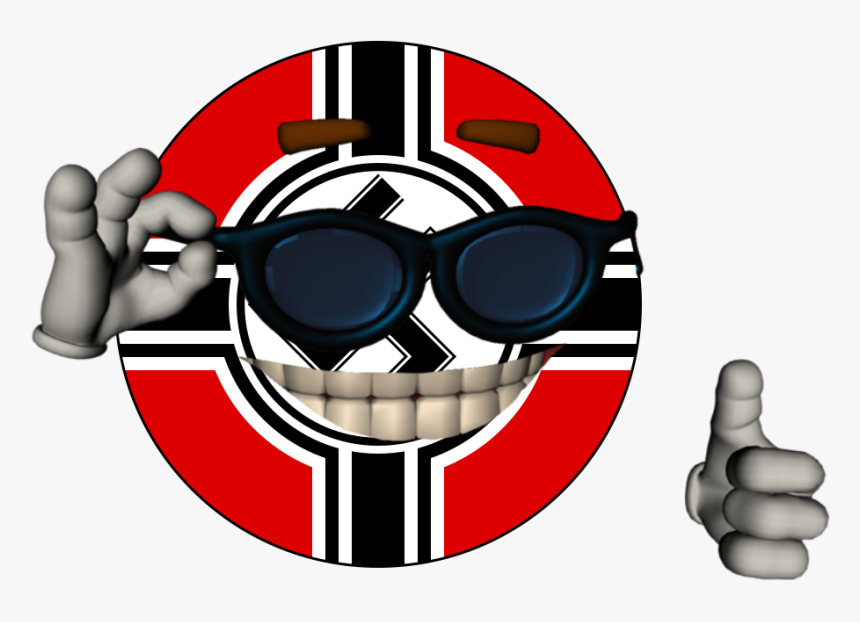 National Socialist Meme Ball - Sunglasses Emoji Meme Png, Transparent Png, Free Download