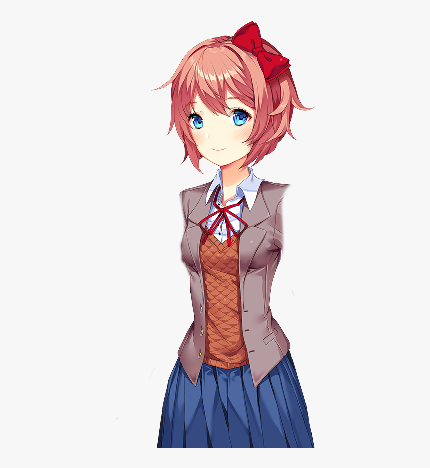 Doki Doki Literature Club Sayori Sprites, HD Png Download, Free Download