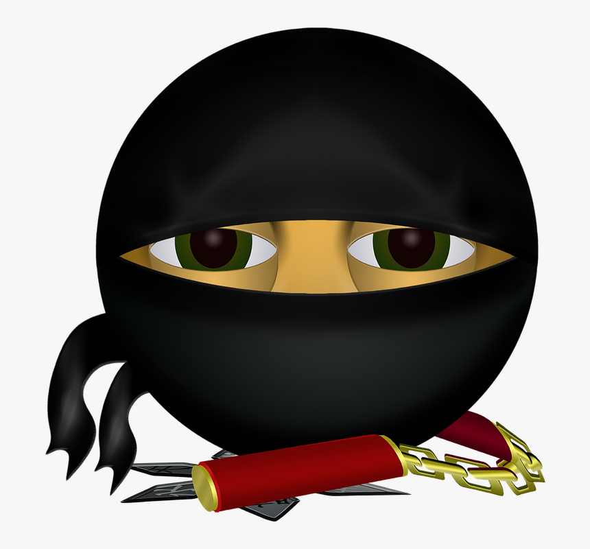 Graphic, Ninja, Smiley, Emoticon, Emoji, Kung Fu - Ninja Emojis For Android, HD Png Download, Free Download