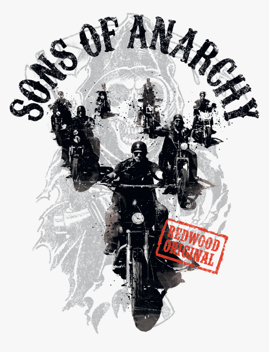 Sons Of Anarchy Reapers Ride Juniors Premium T-shirt - Sons Of Anarchy Png, Transparent Png, Free Download