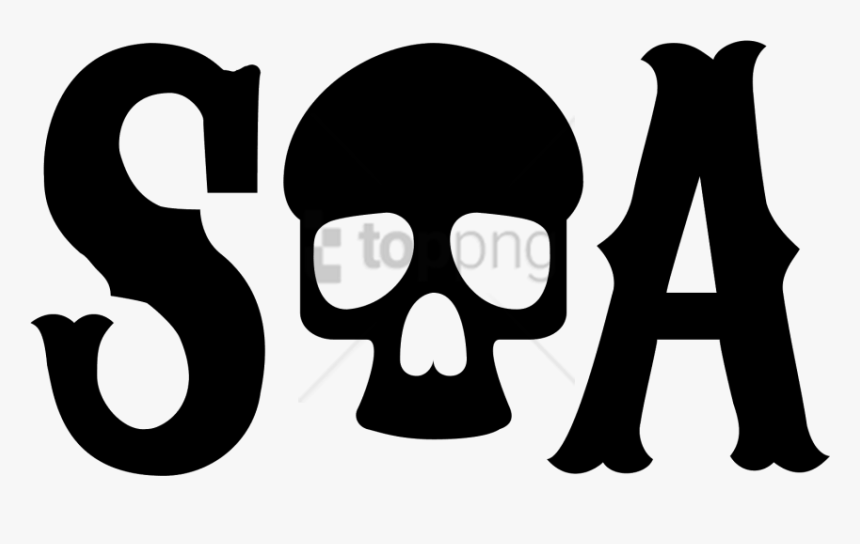 Head,personal Protective And White,symbol,clip Art,costume,eyewear,art - Sons Of Anarchy Clipart, HD Png Download, Free Download