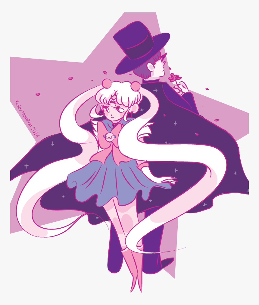 Tuxedo Mask X Sailor Moon Fanart , Png Download - Sailor Moon And Tuxedo Mask Fanart, Transparent Png, Free Download