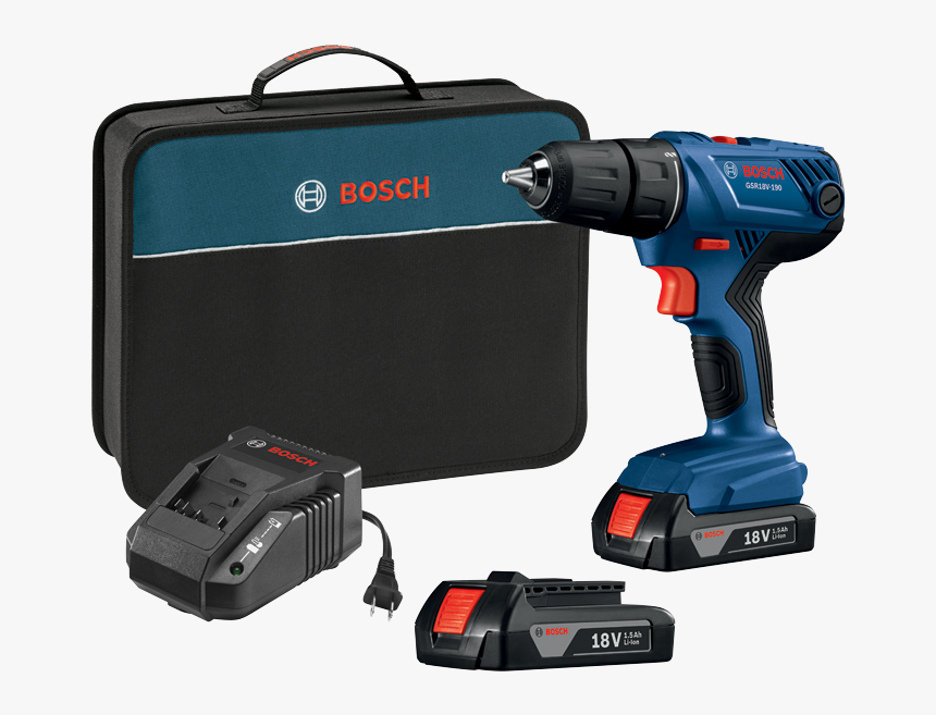 Gsr18v-190b22 18 V Compact 1/2 In - Bosch Gxl18v 26b22, HD Png Download, Free Download