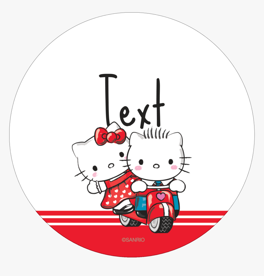 Hello Clipart Name Badge - Hello Kitty And Dear Daniel Wedding Card, HD Png Download, Free Download