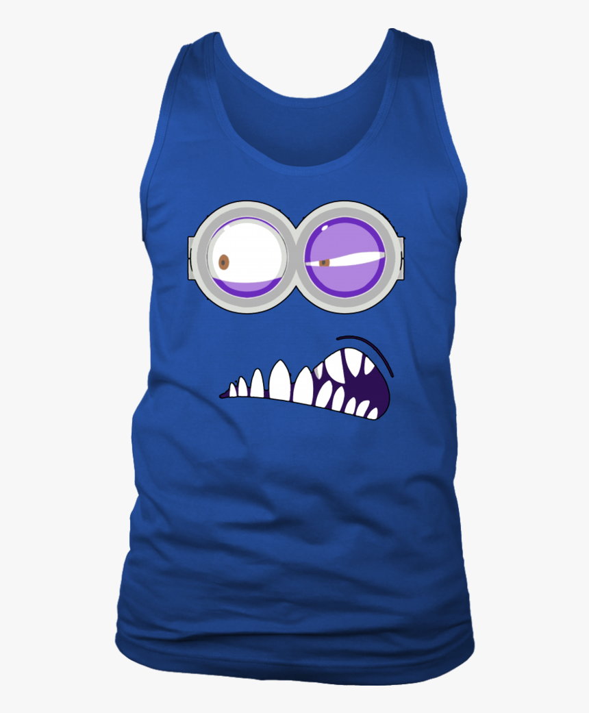 Evil Minion Face Shirt Despicable Me - Evil Minion T Shirt, HD Png Download, Free Download