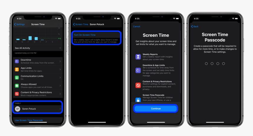 How To Manage Kids - Ios 13.1 Dark Mode, HD Png Download, Free Download