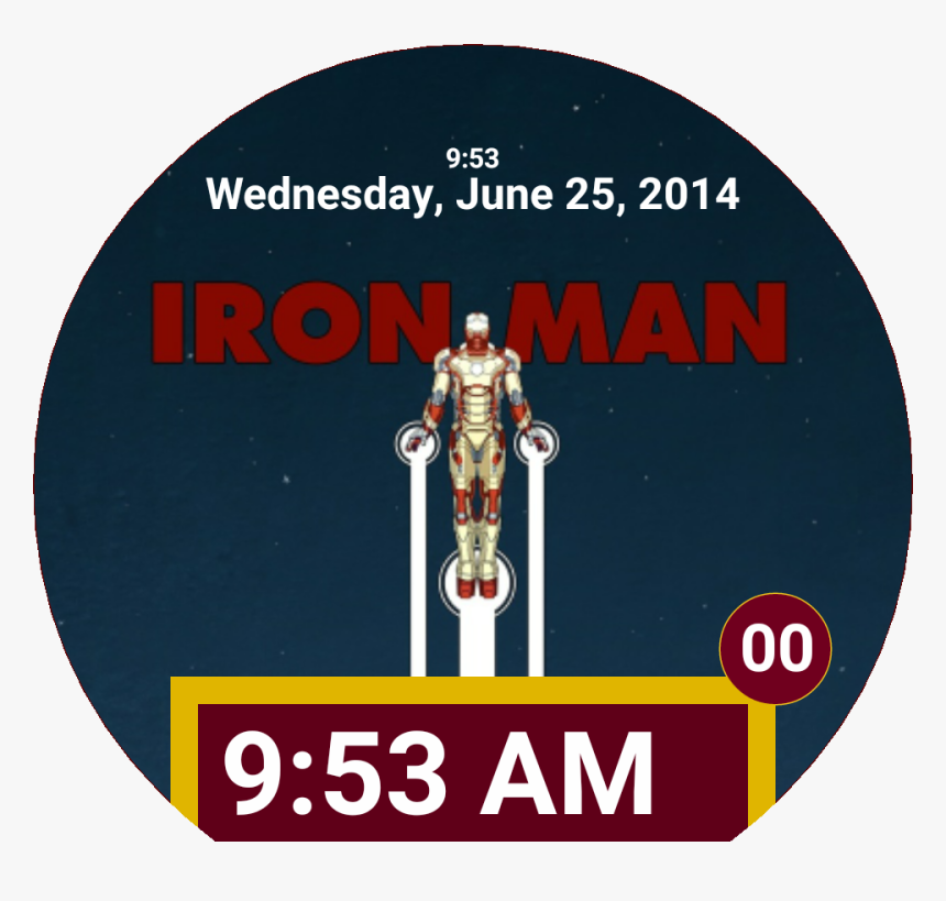 Iron Man - January 2012 Calendar, HD Png Download, Free Download