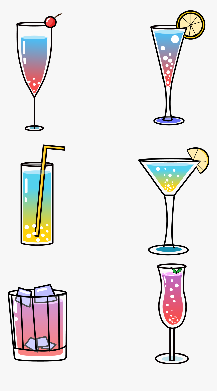 Cute Martini Glass Png, Transparent Png, Free Download