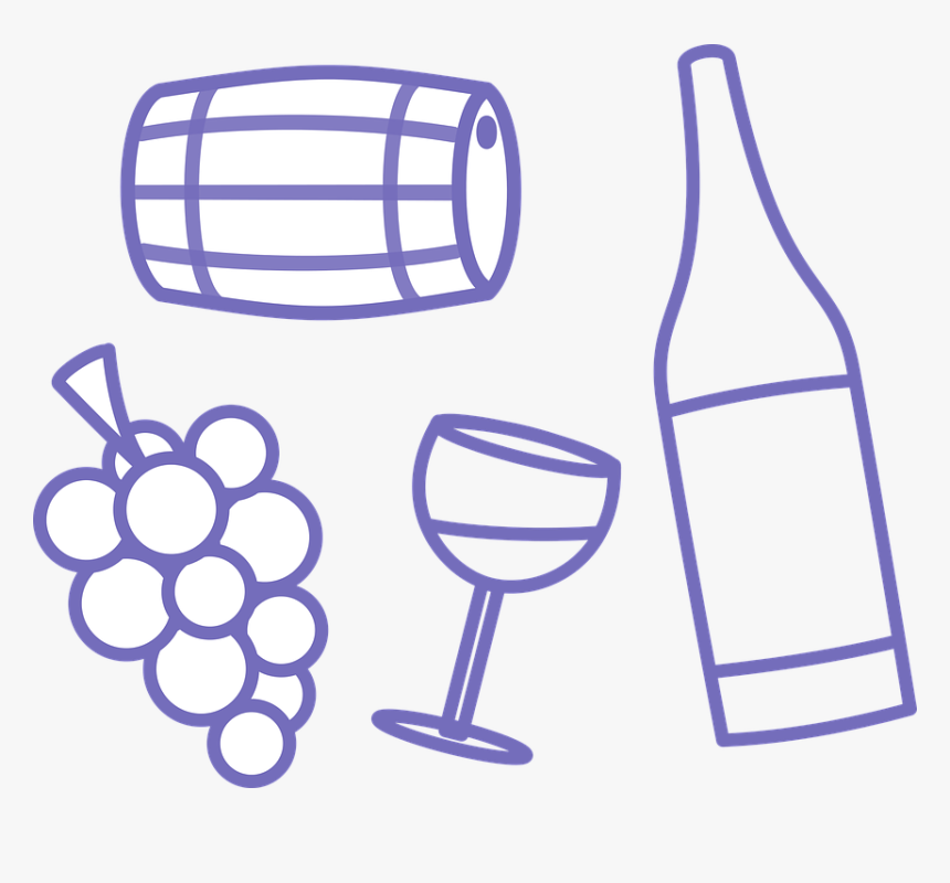 Wine, Barrel, Glass, Drink, Cellar, Beverage, Vine - Wine, HD Png Download, Free Download