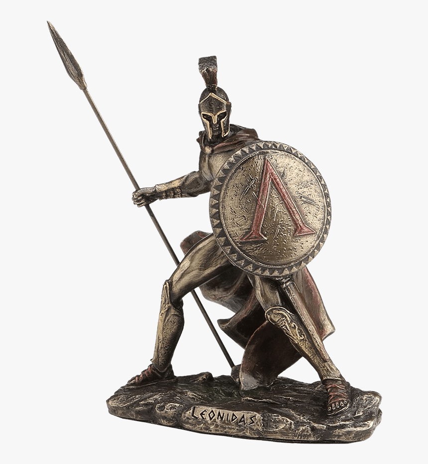 Miniature Bronze Leonidas Statue - Figurine, HD Png Download, Free Download