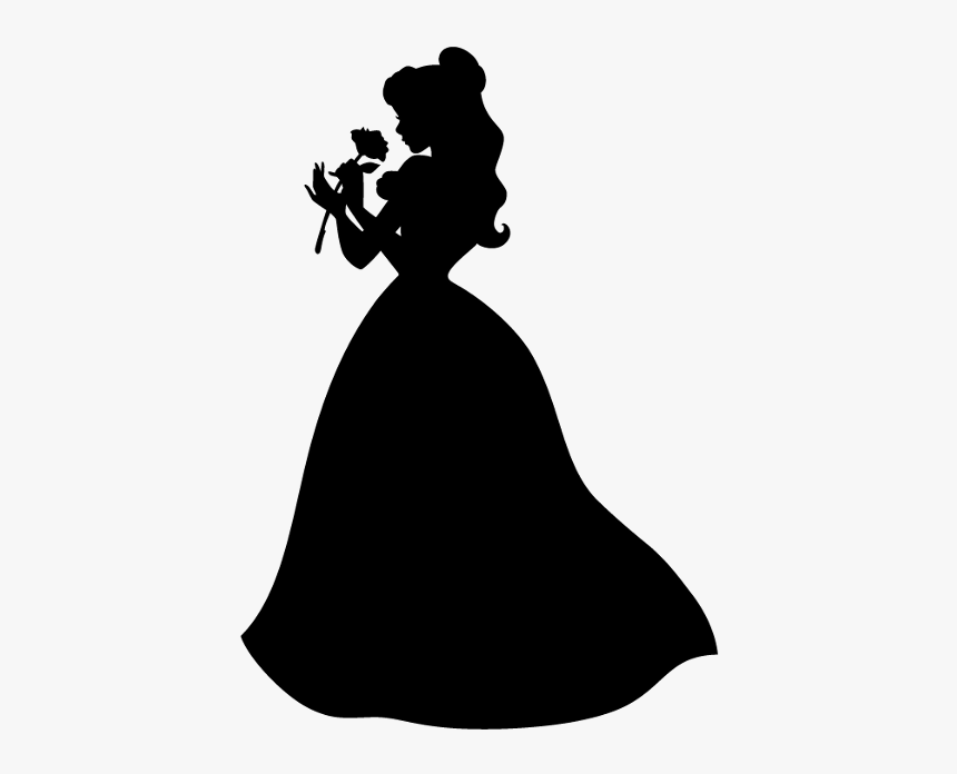 Belle Silhouette Portable Network Graphics Beast Photography - Silhouette Beauty And The Beast Clipart, HD Png Download, Free Download