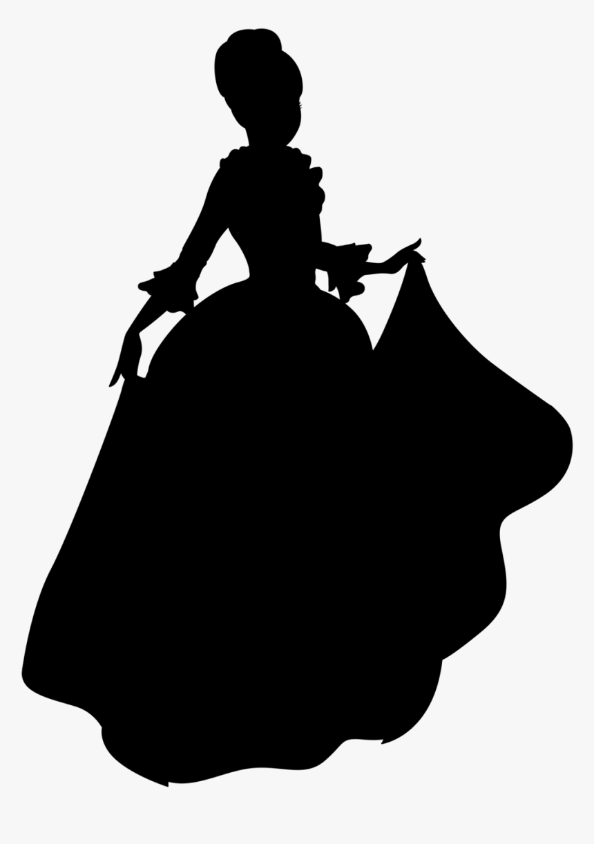 Belle Beast Clip Art Silhouette Image - Belle Disney Princess Silhouette, HD Png Download, Free Download