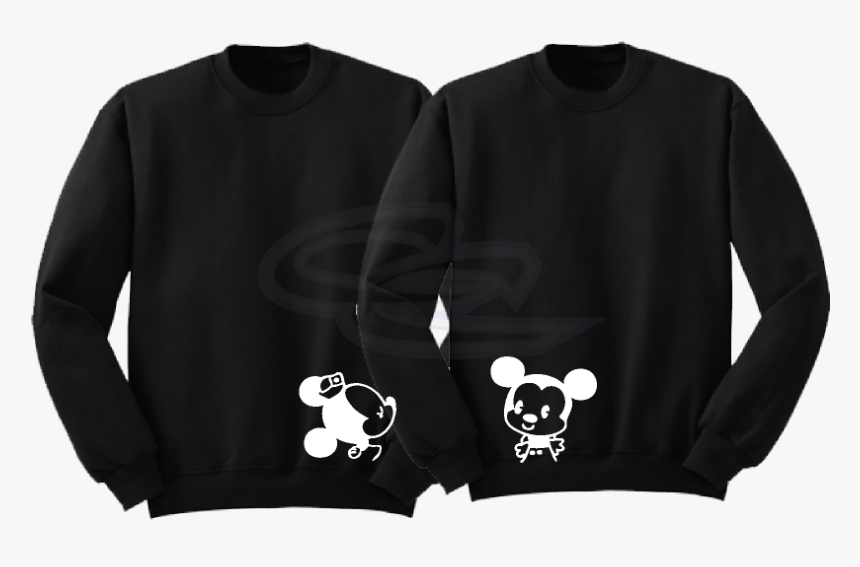 Hers His Little Mickey Minnie Kiss - He's Mine I M His, HD Png Download, Free Download