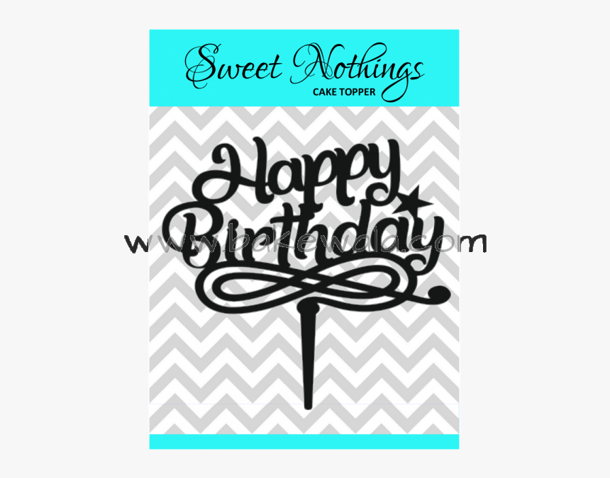 Cake Topper Happy Birthday, HD Png Download, Free Download