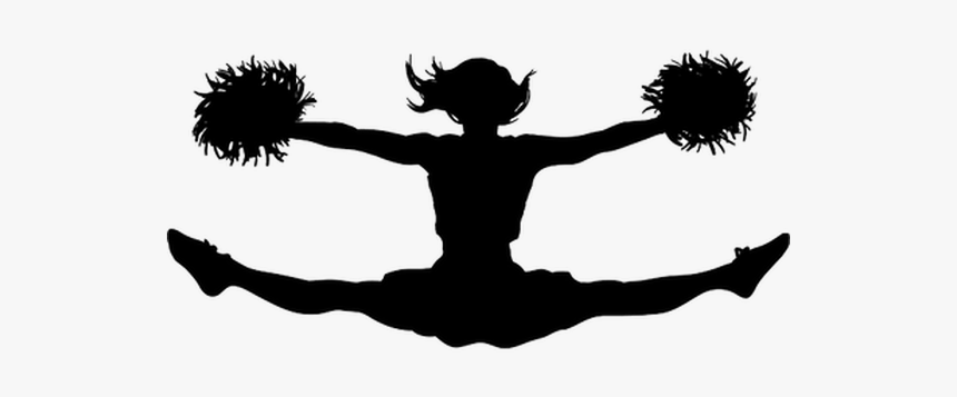 Cheer Stunts At Getdrawings - Transparent Background Cheerleader Clipart, HD Png Download, Free Download