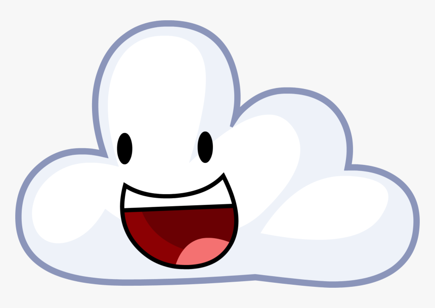 Bfdi Happy Mouth Clipart , Png Download - Bfdi Cloudy, Transparent Png, Free Download