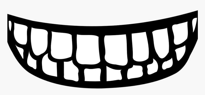 Tooth Outline Png - Teeth Clip Art, Transparent Png, Free Download