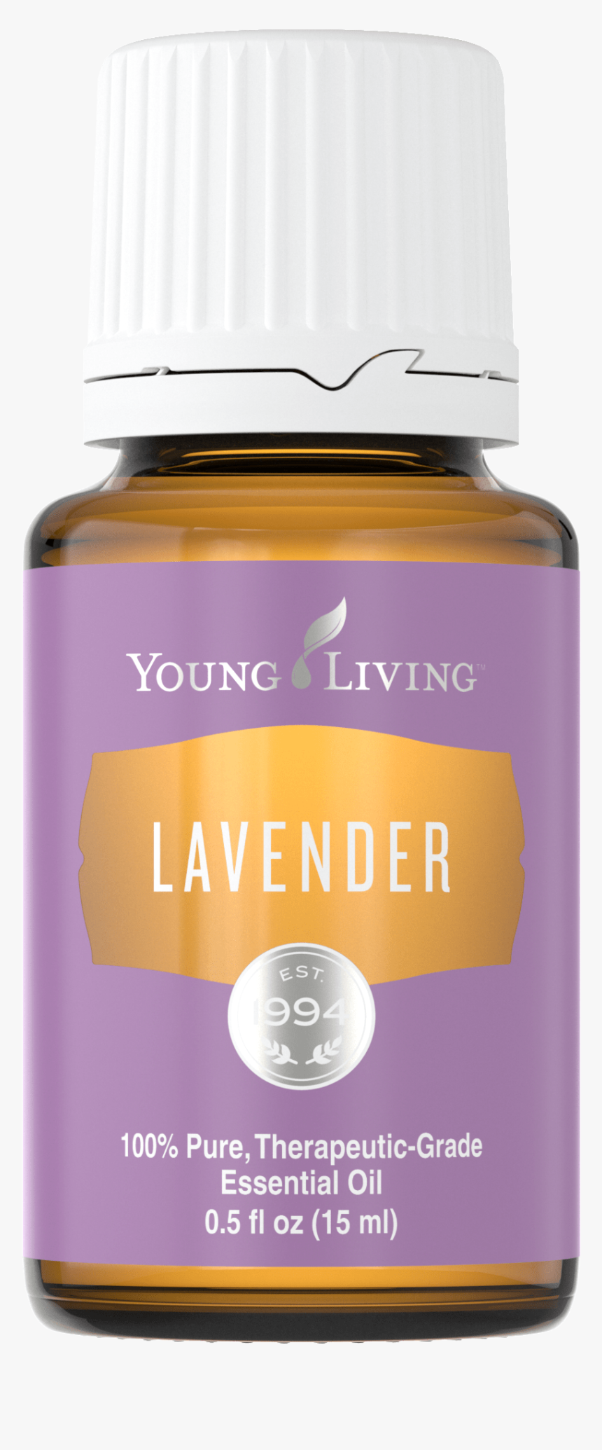 Harvested And Distilled In The U - Lavender Bottle Young Living, HD Png Download, Free Download