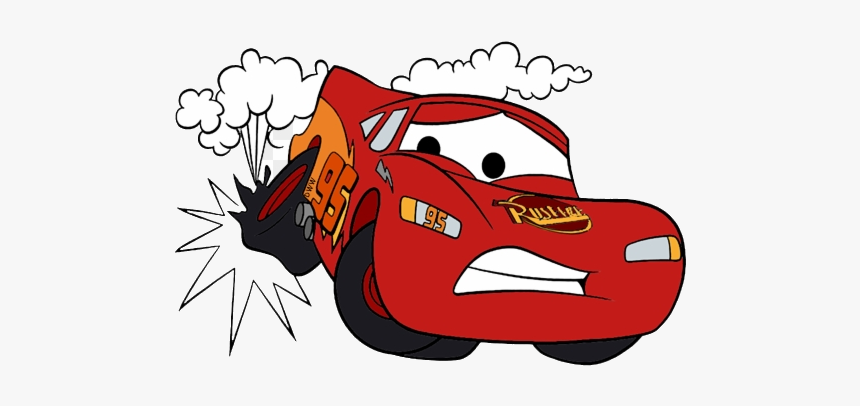 Lightning Mcqueen 95 Mouth Clipart Frames Illustrations - Lightning Mcqueen Racing Cartoon, HD Png Download, Free Download