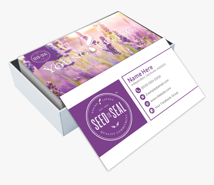 Transparent Young Living Png - Business Card Transparent Background, Png Download, Free Download