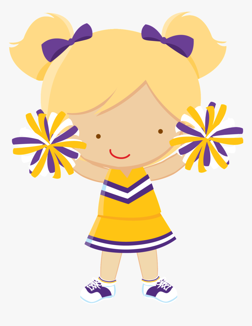 Sports Gin Stica Imagenes - Cheerleader Clipart Orange And Blue, HD Png Download, Free Download