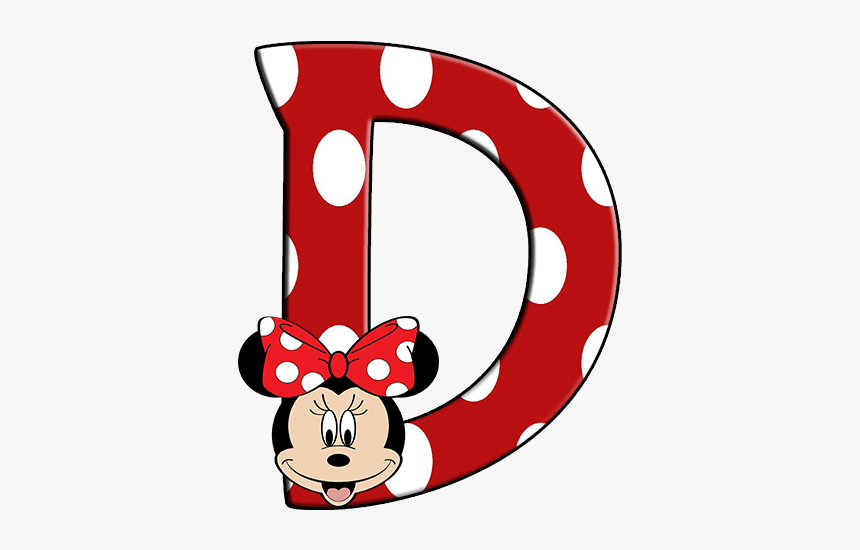 Alphabet Letter Clip Art - Minnie Mouse Letter D, HD Png Download, Free Download